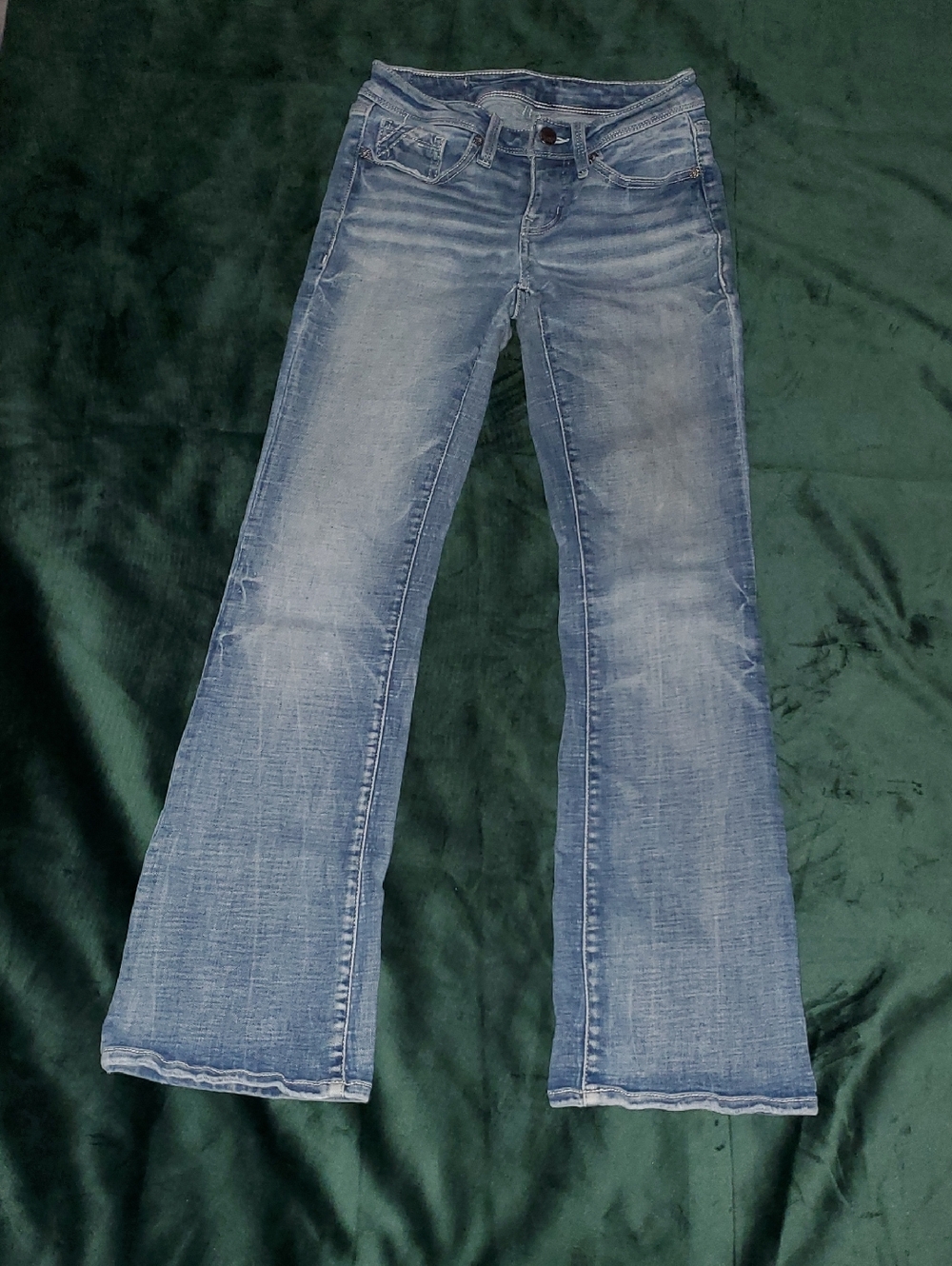 Buckle Light Blue Flare Jeans 24x30